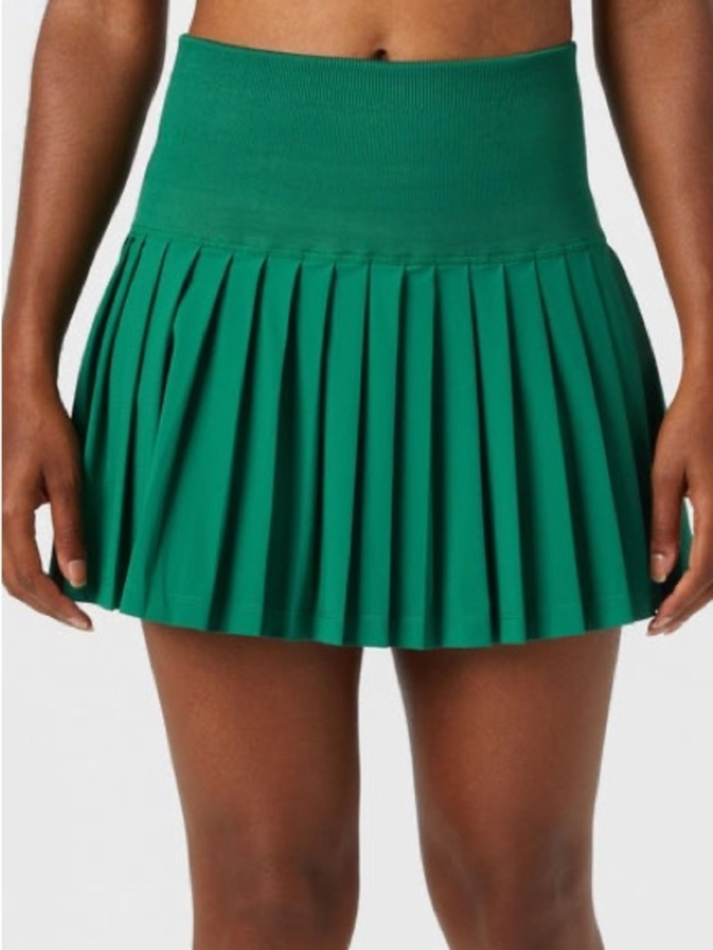 Wilson Midtown Tennis Skirt Courtside Green size Medium Pleated High Waist
